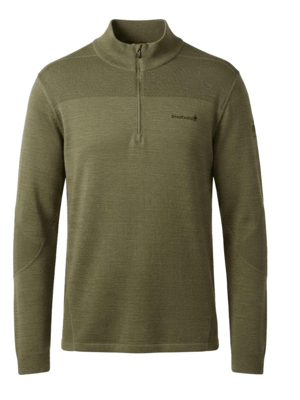 Smartwool Merino 250 Quarter Zip Base Layer Olive Men’s XXL